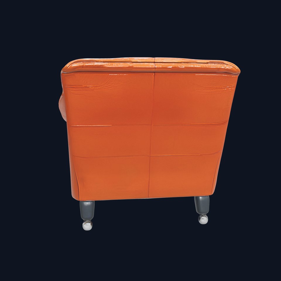 Elegant Leather Armchair Model Pack